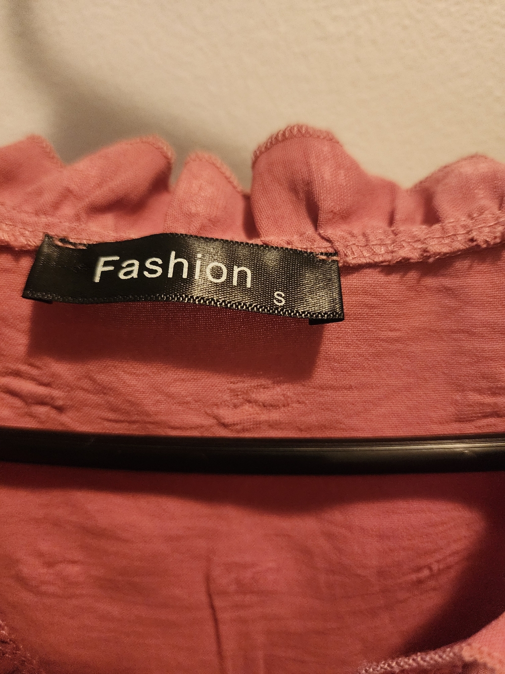 Pink Ruffle Wrap Midi Dress - Picture 4 of 4